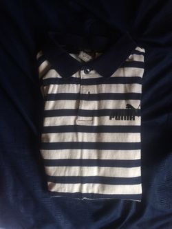 Blue puma polo