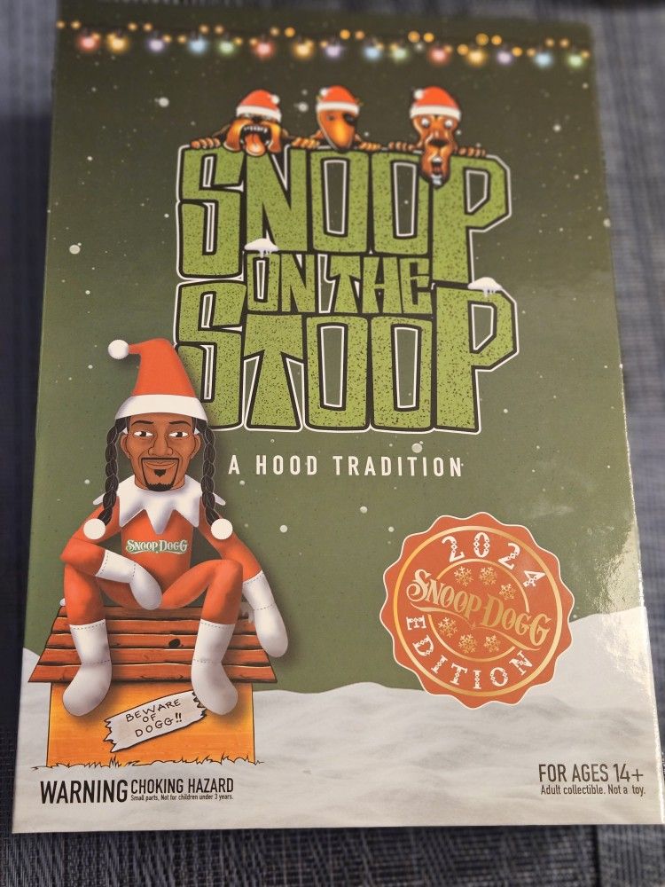 Snoop on the Stoop Dogg Elf Shelf Doll Toy 2024 Edition