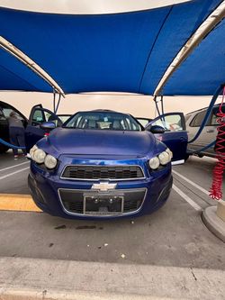 Blue Chevrolet Sonic  2014
