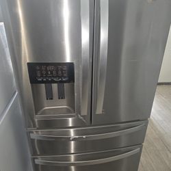 Wirpool 4 door stainless steelWhirlpool - 25 Cu. Ft. Wide French Door Bottom Mount Refrigerator with Two-Tier Freezer Storage - Stainless Steel Model: