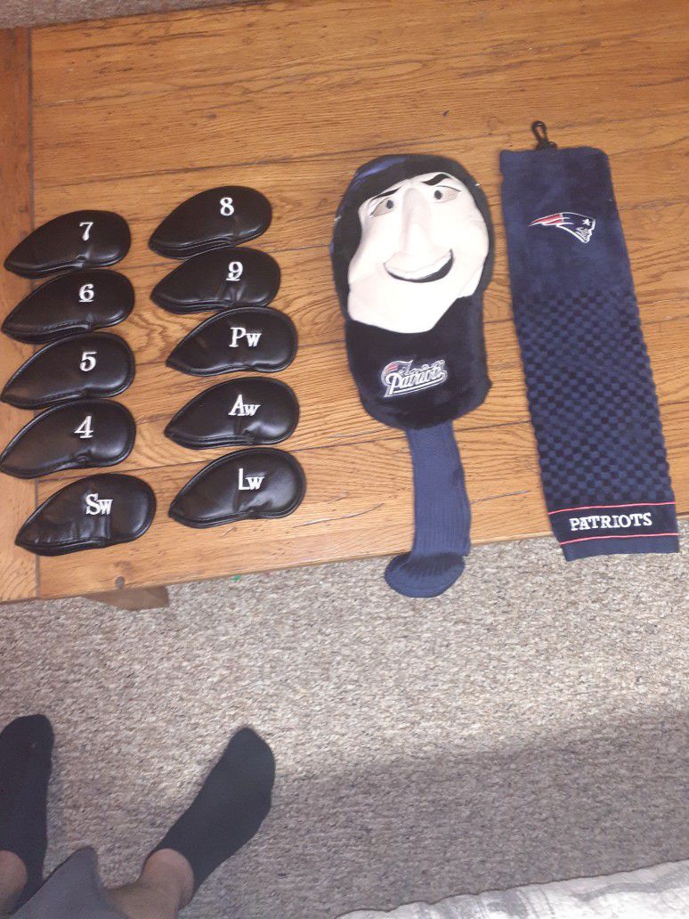 New Golf Iron Covers, Pat's Bag Towel & Driver Head Cover!