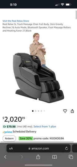 Luxurious New Massage Chair (Black Friday 50% Off)