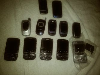Pre owned cell phone. Blackberry, LG, MOTOROLA. All in good condition
