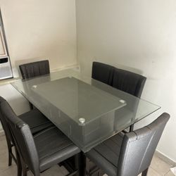 Modern Glass Dining Table