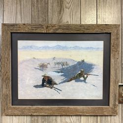 "Fight for the Waterhole" by Frederic Remington