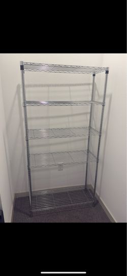 Heavy duty metal shelving
