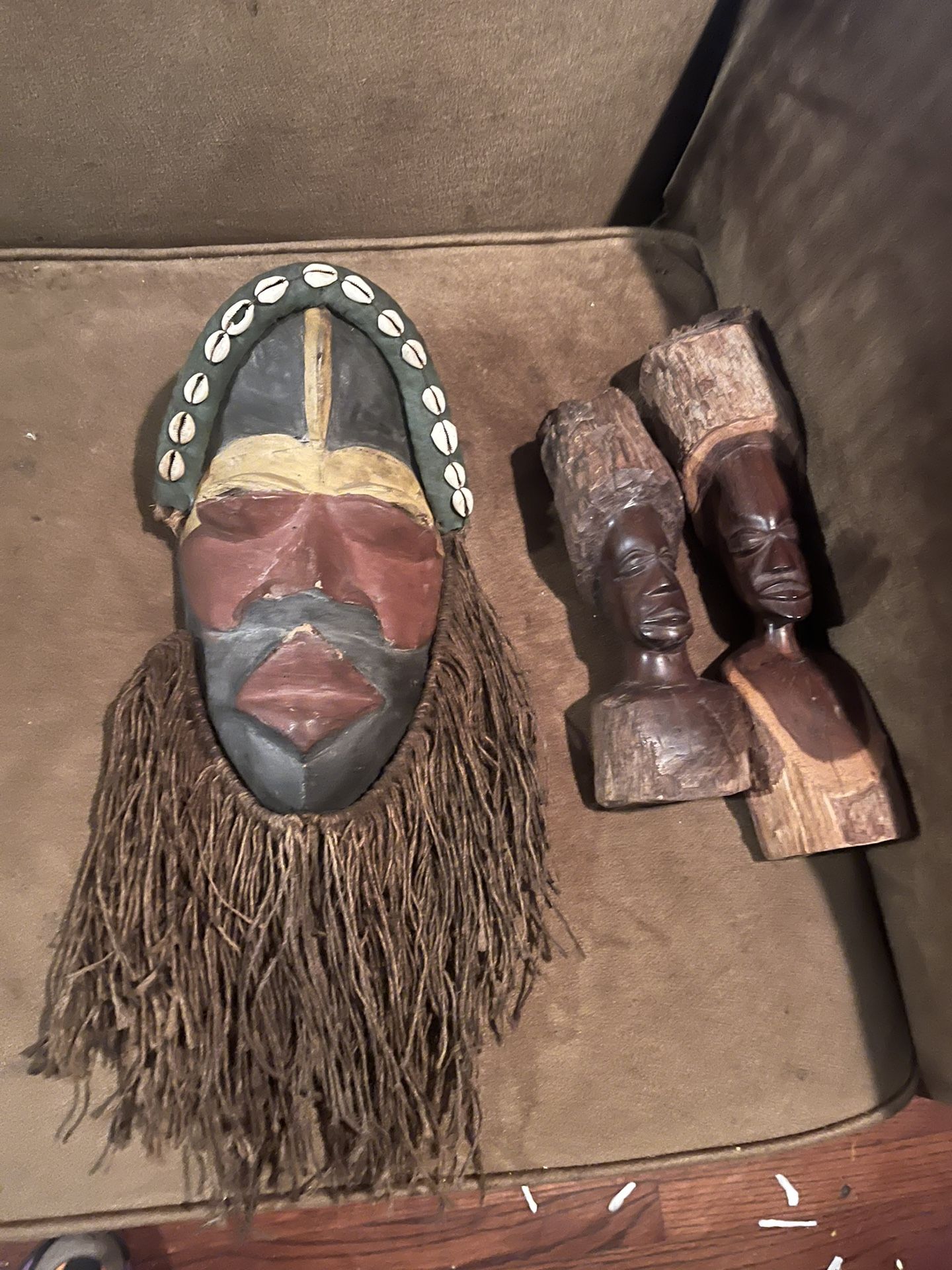 African Mask And Statues