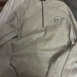 rams half zip pullover