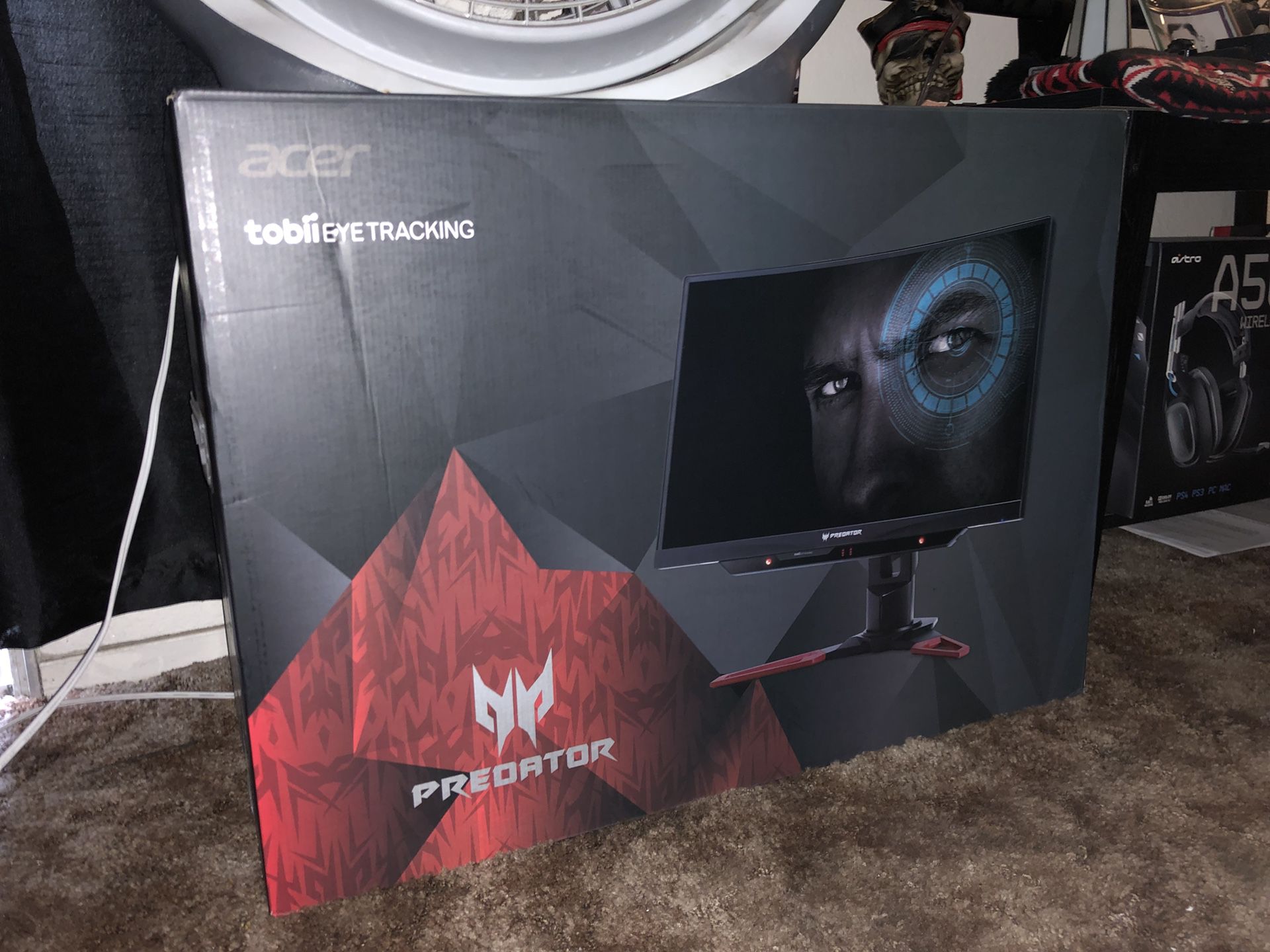 Curved Gsync 144hz eye tracking 1080p monitor