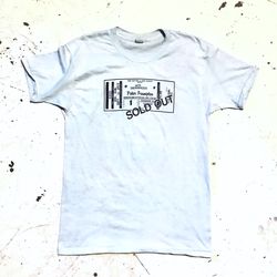 Vintage Peter Frampton x DERRINGER @ Jefferson Civic Center / Sold Out Show Tour T-Shirt. Merchandise. Light sky blue