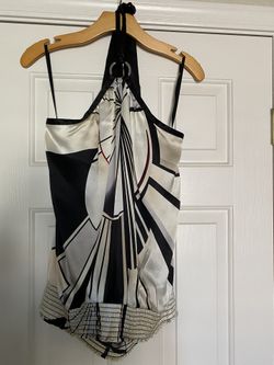 Beautiful Halter Silk Top White House/Black Market 