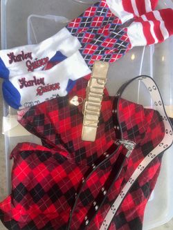 Harley Quinn Costume size M (7-9)