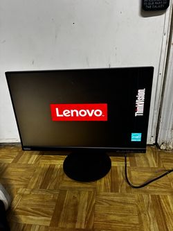 Lenovo Monitor has two vertical lines on the right side