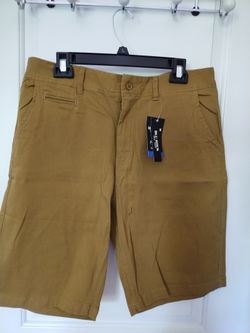 2 prs Men's Cotton Shorts,  Sz  34, New