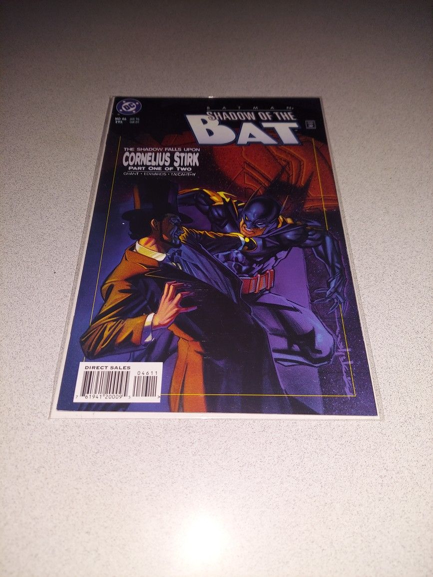 1996 BATMAN SHADOW OF THE BAT #46 COMIC BAGGED AND BOARDED