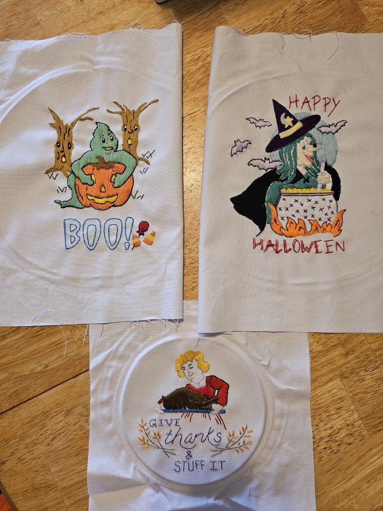 Completed Embroidery 