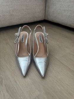 Steve Madden Silver Heels