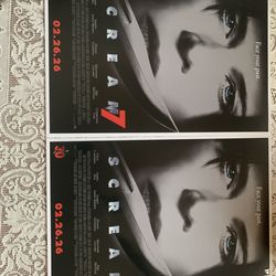 Scream 7 Movie Poster opening night event