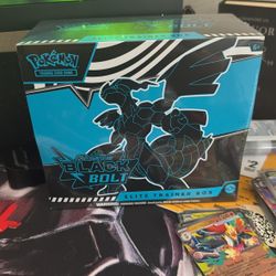 Elite Trainer Box   Scarlet Violet - Black Bolt 