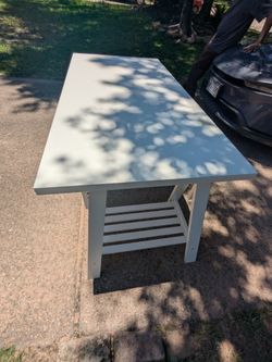 White Computer Table