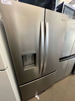 Whirlpool French door fridge stainless steel