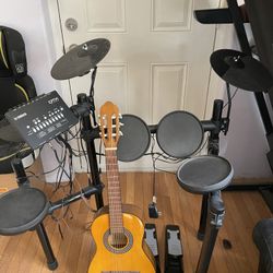 Yamaha DtX And Kids Guitar