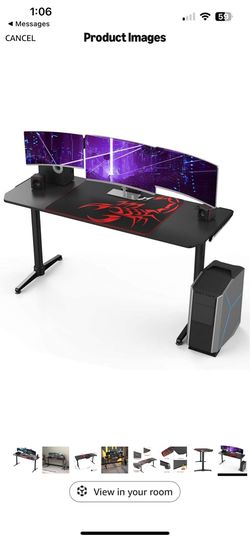 60 inch Gaming Computer Desk