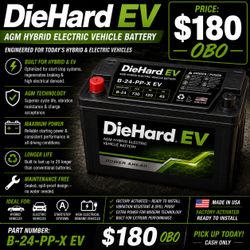 DieHard EV AGM hybrid B24 PP xEV
