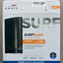 ARRIS (G34) - Cable Modem Router Combo