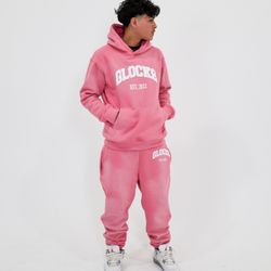 Acid Washed Pink Set