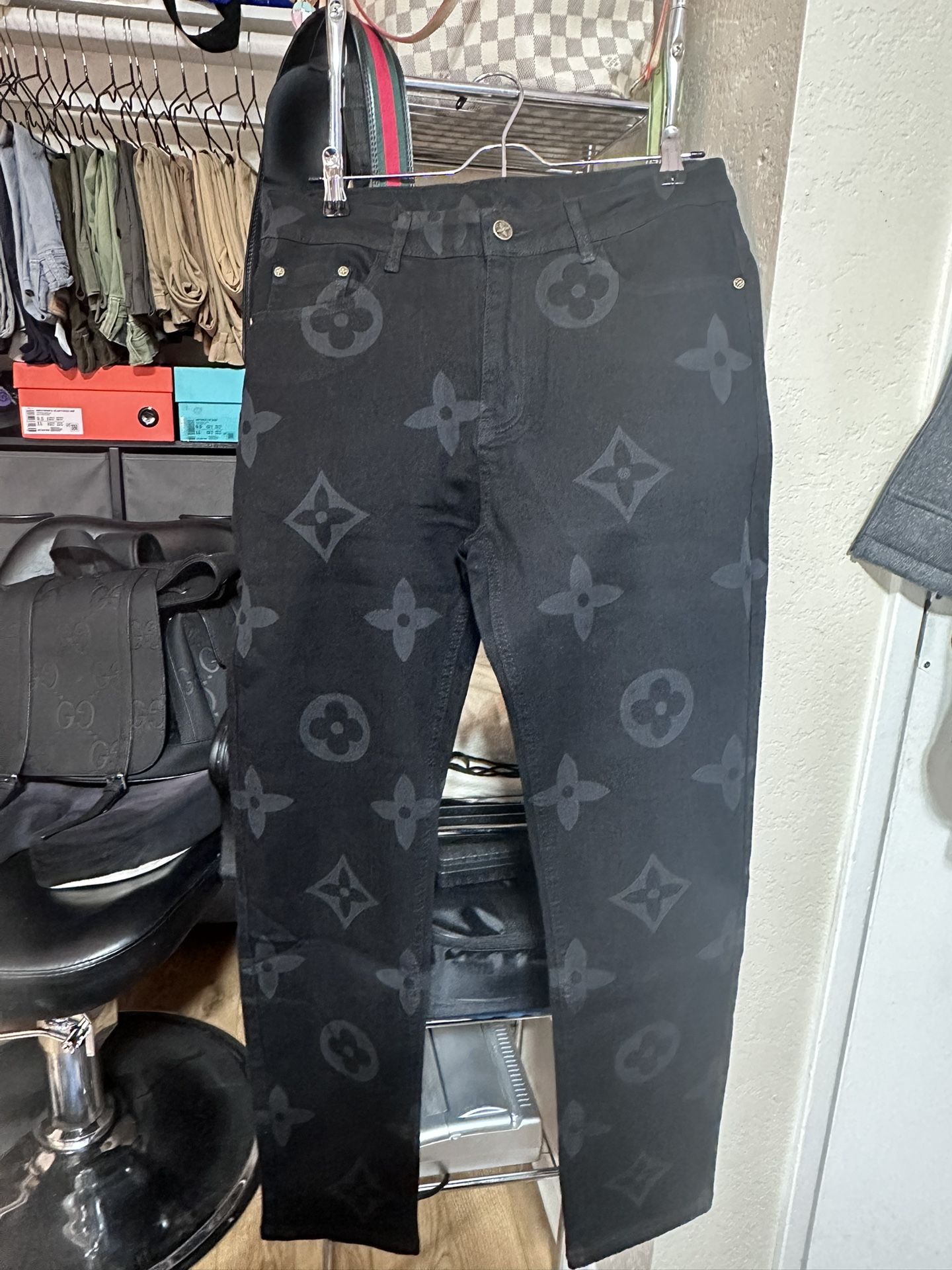 Large Monogram Denim