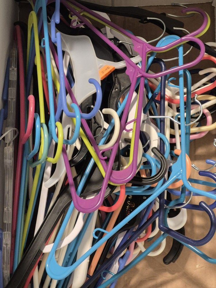 A Bunch Of Clothes Hangers