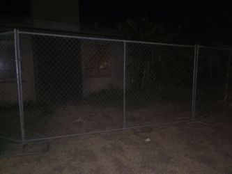 6ftx12ft temporary chain link fence