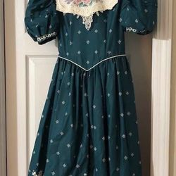 Dress- Vicrorian style, size 12 or BEST OFFER!