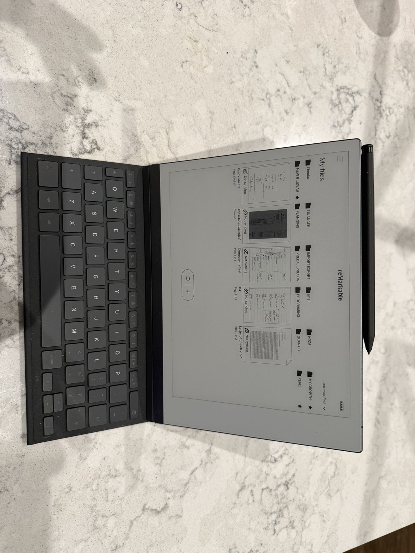 Remarkable2 + Marker Plus + Type Folio