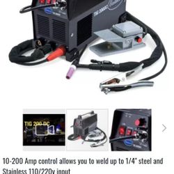 Eastwood 200 Amp DC Tig Welder 