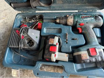 Bosch 18V Brute Cordless Drill Kit (2 Batteries, Charger, Case)