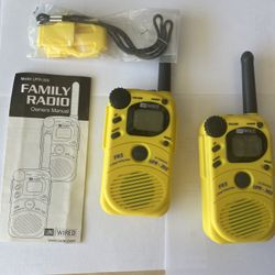 Set Of 2 Family Radios/walkie Talkies 