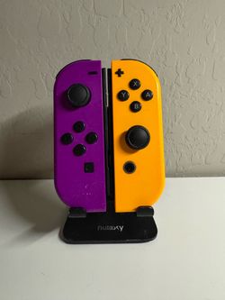 Joy-Con (L/R) Wireless Controllers for Nintendo Switch - Neon Purple/Neon Orange