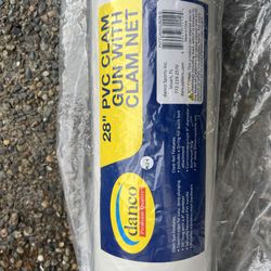 Clam Gun with Clam net. Brand new
