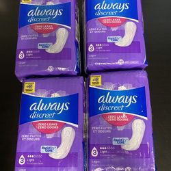 Always Discreet Size 3 30 Counts-37 Packs 