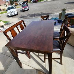 Table Set And 2 Bar Stools