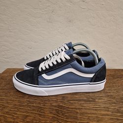 Vans Old Skool Navy Unisex Fashion Sneakers 
Men's Size 8.5
Women's Size 10