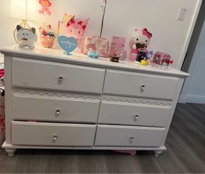 White dresser