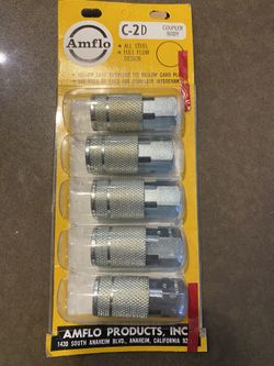 Amflo C-2 D 1/4 Coupler Pack Of 5 New