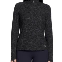NWT Spyder women fleece half zip Active top Size S