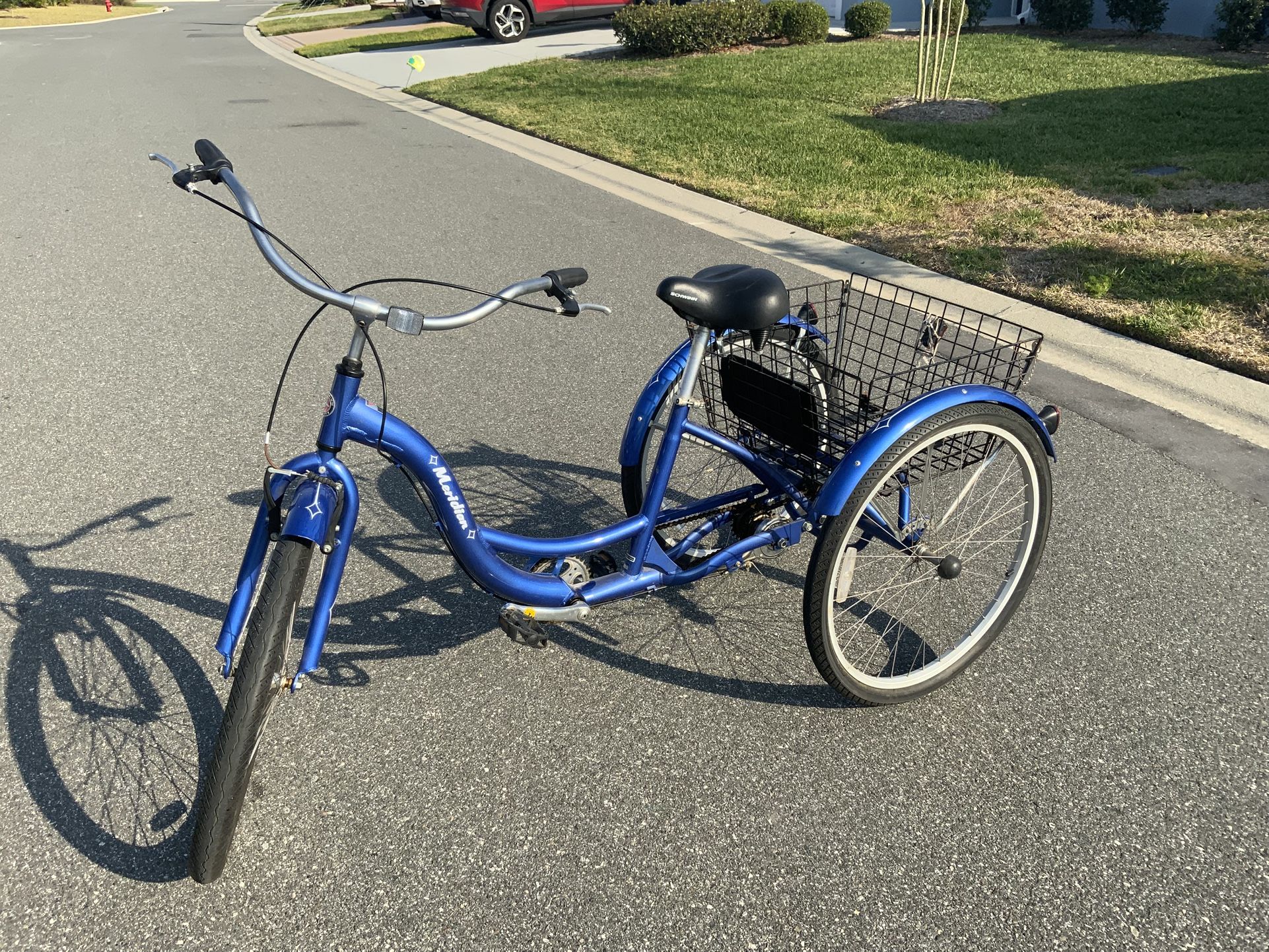 Schwinn 26 in. Meridian Adult Tricycle, Single Speed,blue