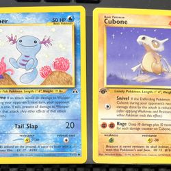 1st Edition Pokemon Cards in Near Mint Condition
