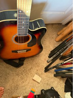 Acoustic electric guitar new