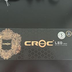 Croc Led Hair 1 Inch Hair Straightener 
